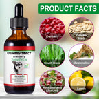 NP- Dog UTI Treatment Drops – Natural Cranberry Supplement for Bladder & Kidney Health – Urinary Tract Infection Support for All Breeds – Liquid Herbal Formula for Dogs
