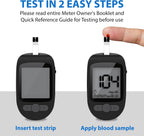 TRUENESS Blood Glucose Test Strips, 50 Count | Blood Glucose Test Strips Compatible with TRUENESS Family of Self Monitoring Blood Glucose Meters, Fast 5 Second Results