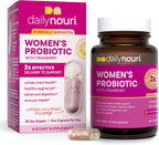 Daily Nouri Probiotics for Women | Vaginal Health + Urinary Tract Support | Vaginal pH & Microbiome Balance | 5 Clinically Studied Strains + Cranberry & Omega | 30-Day Supply