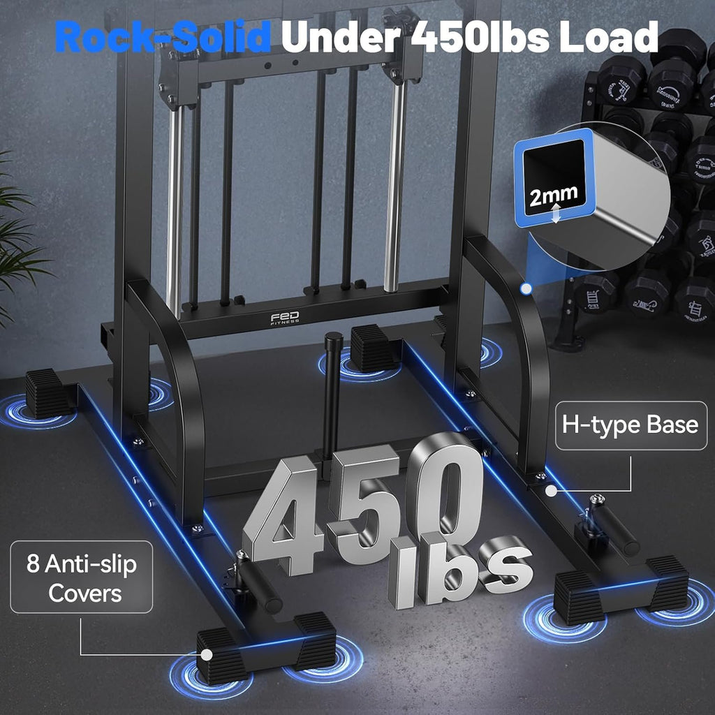 SPORTSROYALS Free Standing Pull Up Bar, Power Tower for Home Gym Training