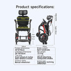 Transport Wheelchair Lightweight Foldable with Ergonomic Seat,Reclining Wheelchairs for Adults with Adjustable Headrest,Support 264LB Portable Compact Folding Travel Wheelchair,Only 28LB
