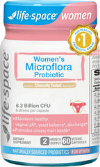 Life Space Women's Microflora Probiotic, 60 count