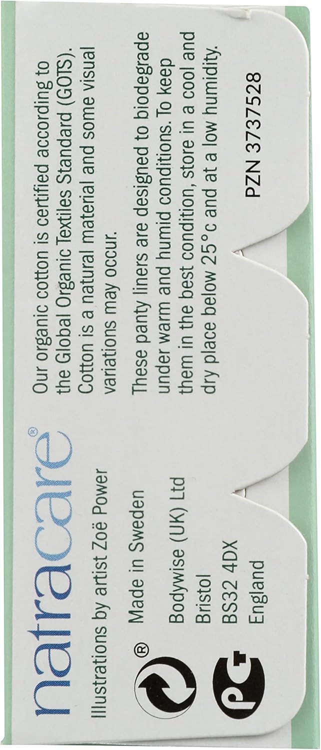 Natracare Ultra Thin Organic Cotton Panty Liner, 22 Liners