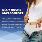 SUNKISS TrustPlus Adult Incontinence Pants, Absorbent Panties for Men and Women, Absorbent Underwear for the Elderly, Unisex, Odor Blocking, XL Night, 16 Count