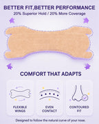 Extra Strength Nasal Strips for Snoring and Nasal Congestion Relief,Drug-Free Breath Better Nose Strips with Strong Adhesive,50% Stronger Lift,Clear Comfortable Design for Sensitive Skin,60 PCS