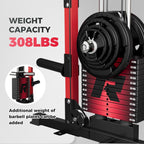 RitFit M1 Pro Smith Machine Cable Crossover Power Cage Home Gym | Dual 360 Cables, Barbell & Handles, LAT Pulldown, 1850LBS Weight Capacity