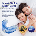 Anti Snoring Device: FDA-Cleared Anti Snoring Mouthpiece – Adjustable Snore Stopper Mouth Guard for Men & Women to Sleep Better – Reusable Nighttime Use with Storage Case
