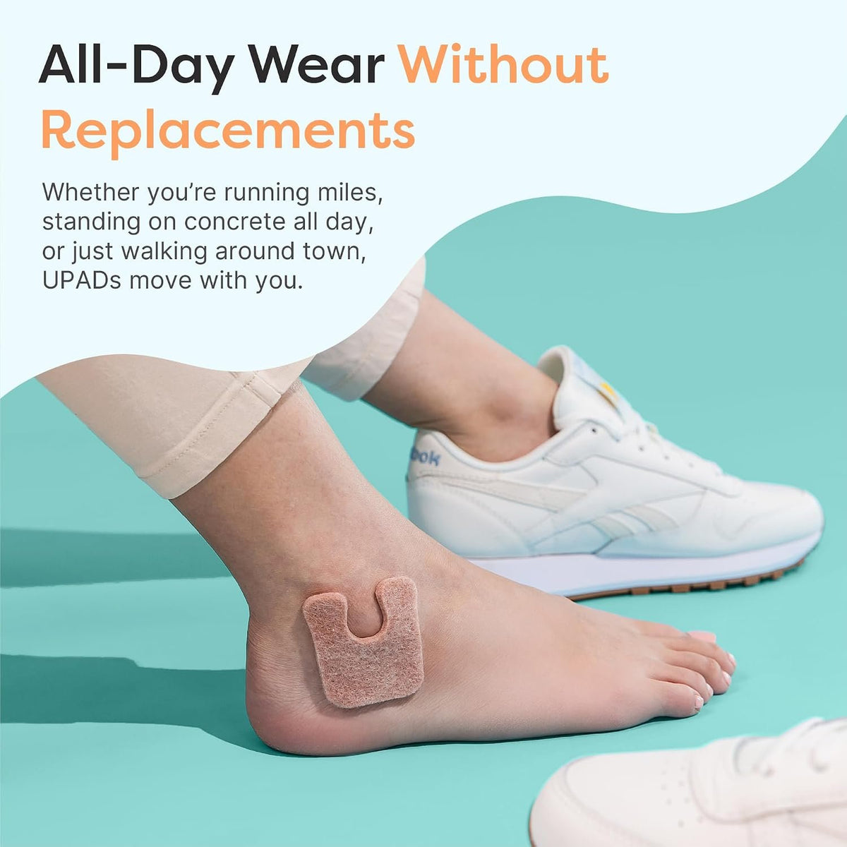 ZenToes U-Shaped Felt Callus Pads, Self-Stick Cushions, 24 Count | Thick padding offloads pressure from that one stubborn spot, stays put all day. Trim to fit, latex-free