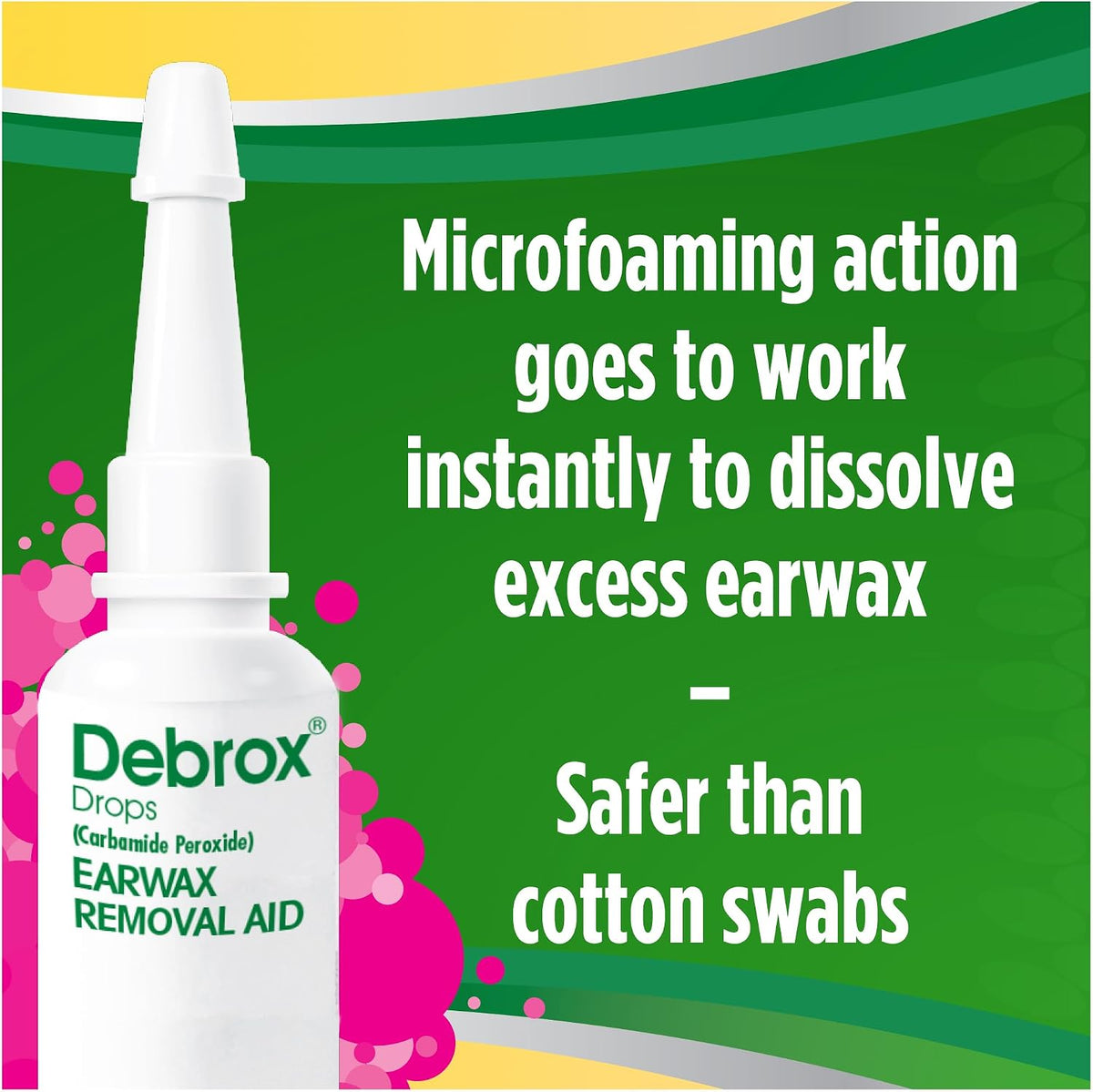 Debrox Ear Wax Removal Kit, Bulb Syringe & 0.5 Fl Oz Removal Ear Drops | Bulb Syringe and Microfoam Ear Drops with Carbamide Peroxide, Safe and Gentle Ear Cleaning Kit, Earwax Remover for Adults