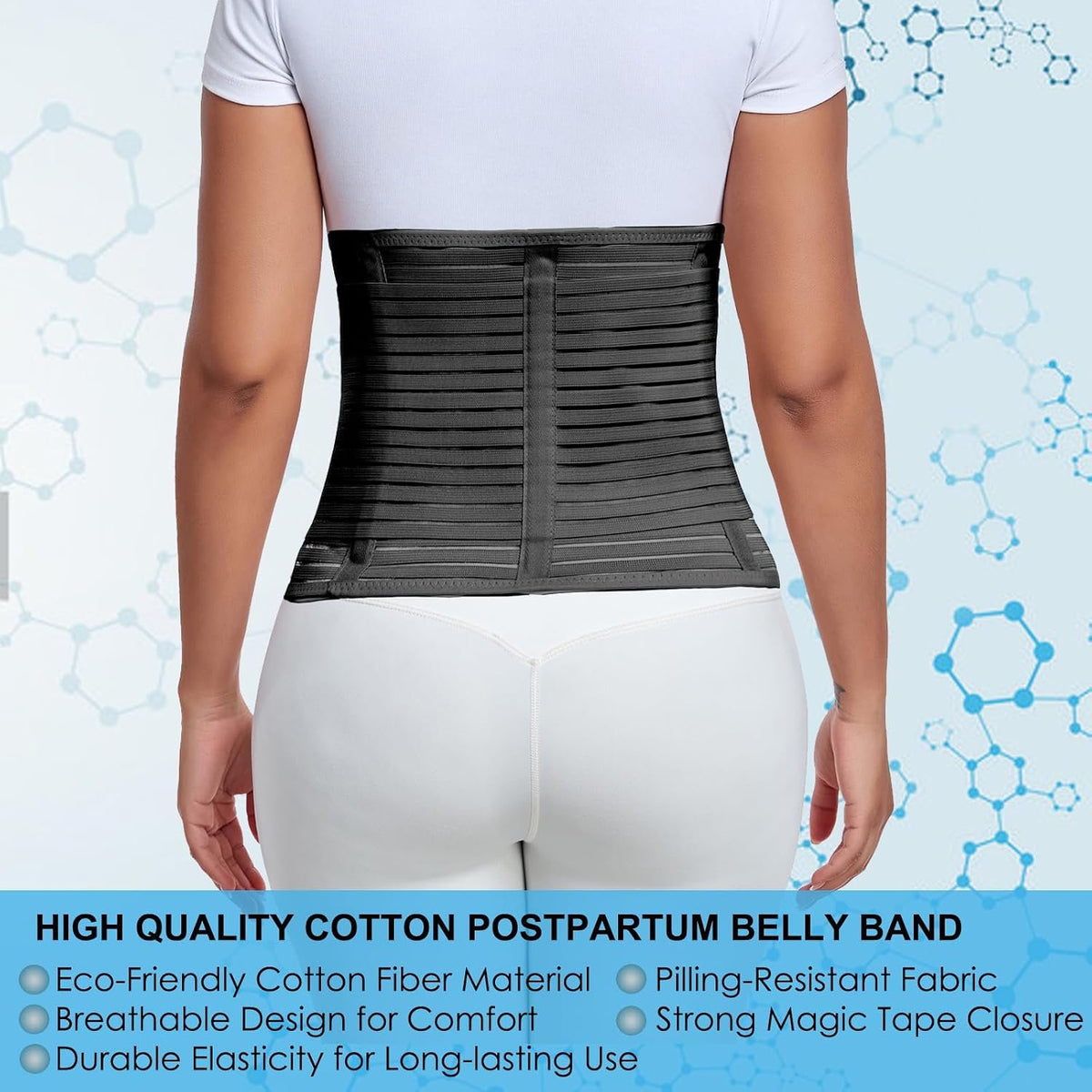 Postpartum & Post Surgery Abdominal Binder. Postpartum Belly Band
