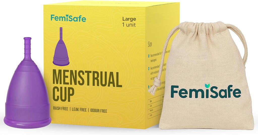 A Menstrual Cups and Discs Silicone Reusable