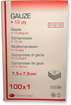 Mullkompressen Medical Gauze Sterile 100 pieces 7.5 cm