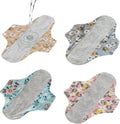 4PCS Reusable Underwear Pads, Washable & Breathable Cloth Underwear Pads for Women & Elder, Reusable Panty Liners for Activities or Daily Protection