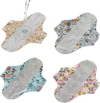 4PCS Reusable Underwear Pads, Washable & Breathable Cloth Underwear Pads for Women & Elder, Reusable Panty Liners for Activities or Daily Protection