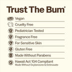 Baby Bum SPF 50 Sunscreen Lotion - Mineral UVA/UVB Face and Body Protection for Sensitive Skin - Hawaii 104 Act Compliant (Made without Octinoxate & Oxybenzone) - Travel Size - 3 oz