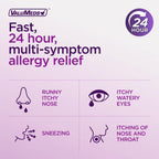 ValuMeds | Compare to Allegra | Fexofenadine HCl 180mg | 24-Hour Allergy Relief, Non-Drowsy Antihistamine Generic Medicine for Allergies, Hay Fever, Itchy Eyes | for Kids & Adults (100 Count)