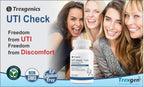 Trexgenics UTI CHECK Advanced Urinary Tract Cleanse & Function, Immunity Support with Optimized Cranberry 200mg, D-Mannose 250mg & Hibiscus 100mg & Vitamin C 40mg (60 Vcaps) (1)