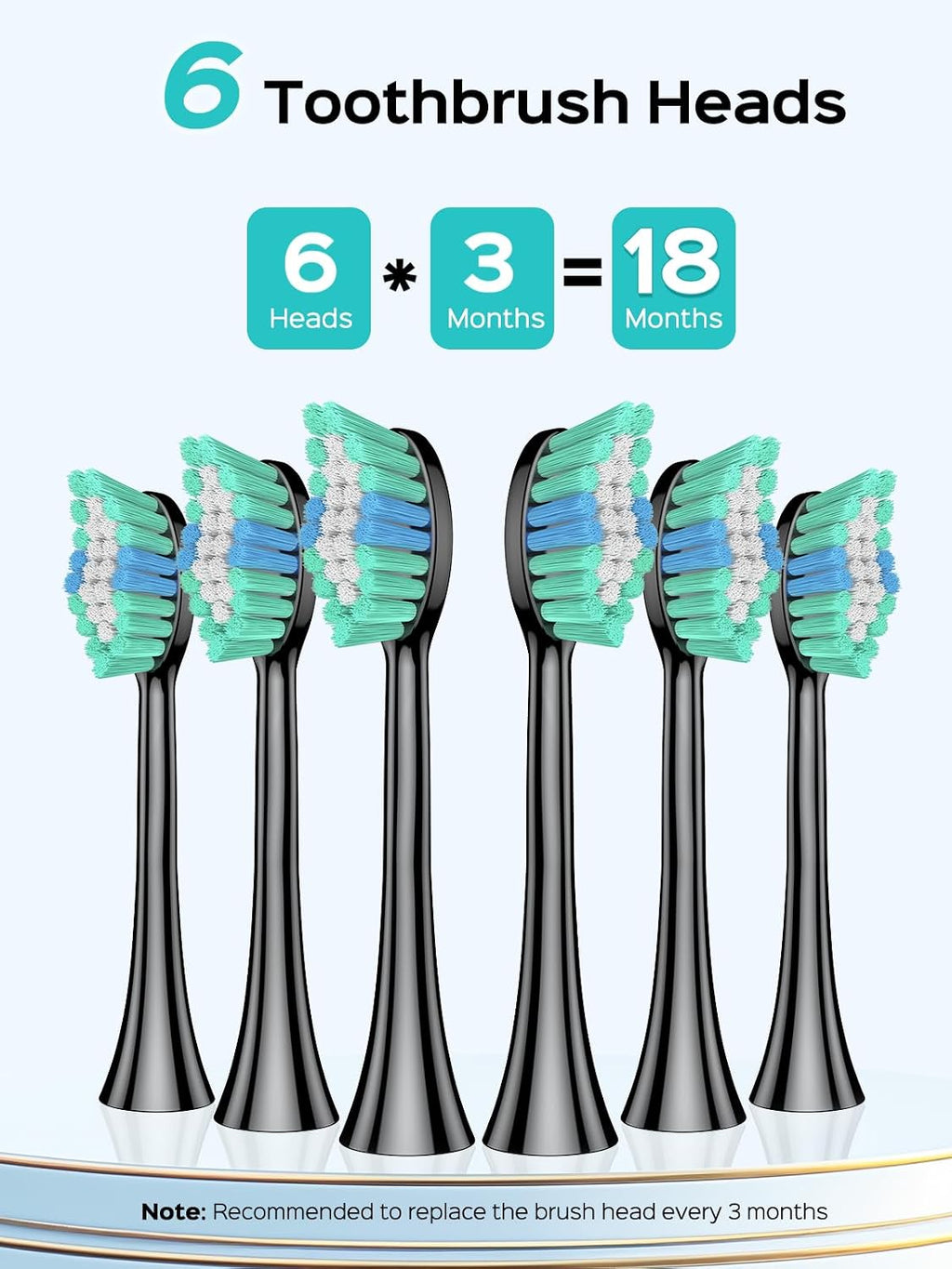 COSLUS C40 Sonic Electric Toothbrush for Adults, 47000VPM for Deep Cleaning