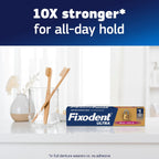 Fixodent Ultra Max Hold Denture Adhesive, White, 2.2 Oz (Pack of 2)