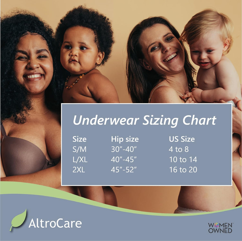 5-Pack Disposable, Postpartum and Incontinence, Seamless Mesh Underwear