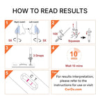 CorDx TyFast COVID-19 Rapid Antigen Test Kit, 10-Min Results, 4 Tests | Nasal Swab Self-Test, Easy-To-Use For Adults And Kids, EUA Authorized OTC, Portable For Travel And Home Use