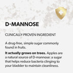 AZO D Mannose Supplement for Women & Men, Clinical Strength, 120 Capsules | D-mannose Pills For Urinary Tract Health, Cleanse Flush & Protect*, Daily Support, 2000mg Clinically Studied Amount