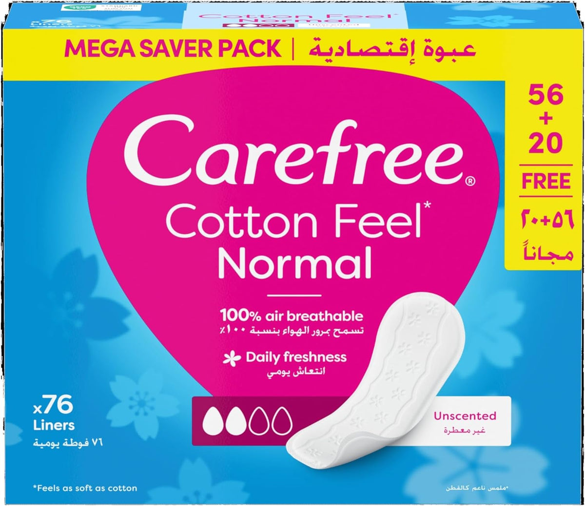 Sanitary Pads Fragrance-Free 76 pieces