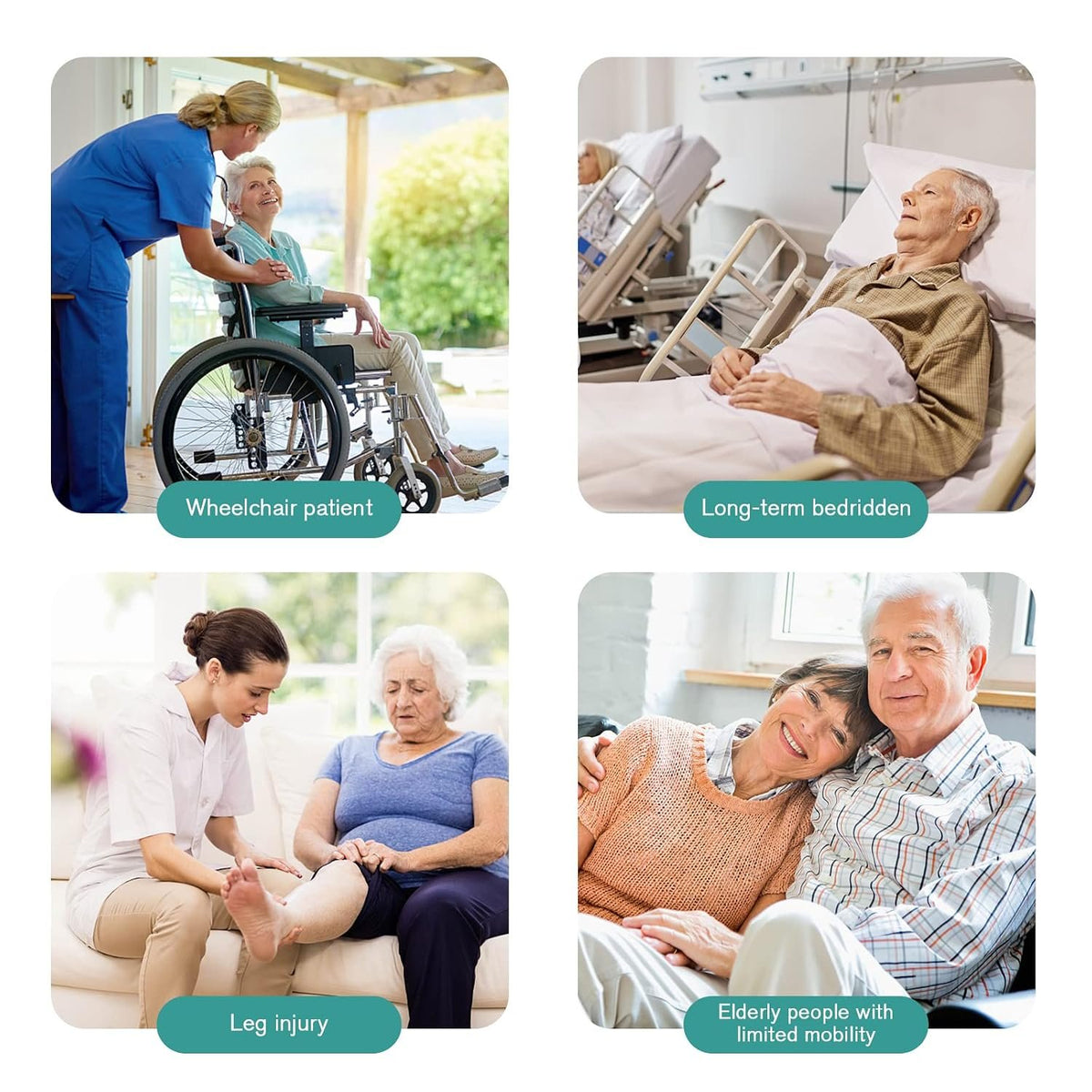 YHK Tubular Slide Sheet for Patient Transfer, Washable Reusable Flat Slide Sheet, Safetysure Transfer Slide for Moving Bedridden Patients, Slides for Cars, Hospital Bed, Home Care (28.3" x 47.2")