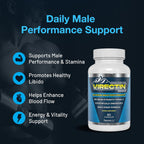 Loaded - Male Supplement – Natural Support with L?Arginine, Tribulus, Fenugreek, Ginkgo & Zinc – Promotes Blood Flow, Energy & Performance – 90 Capsules