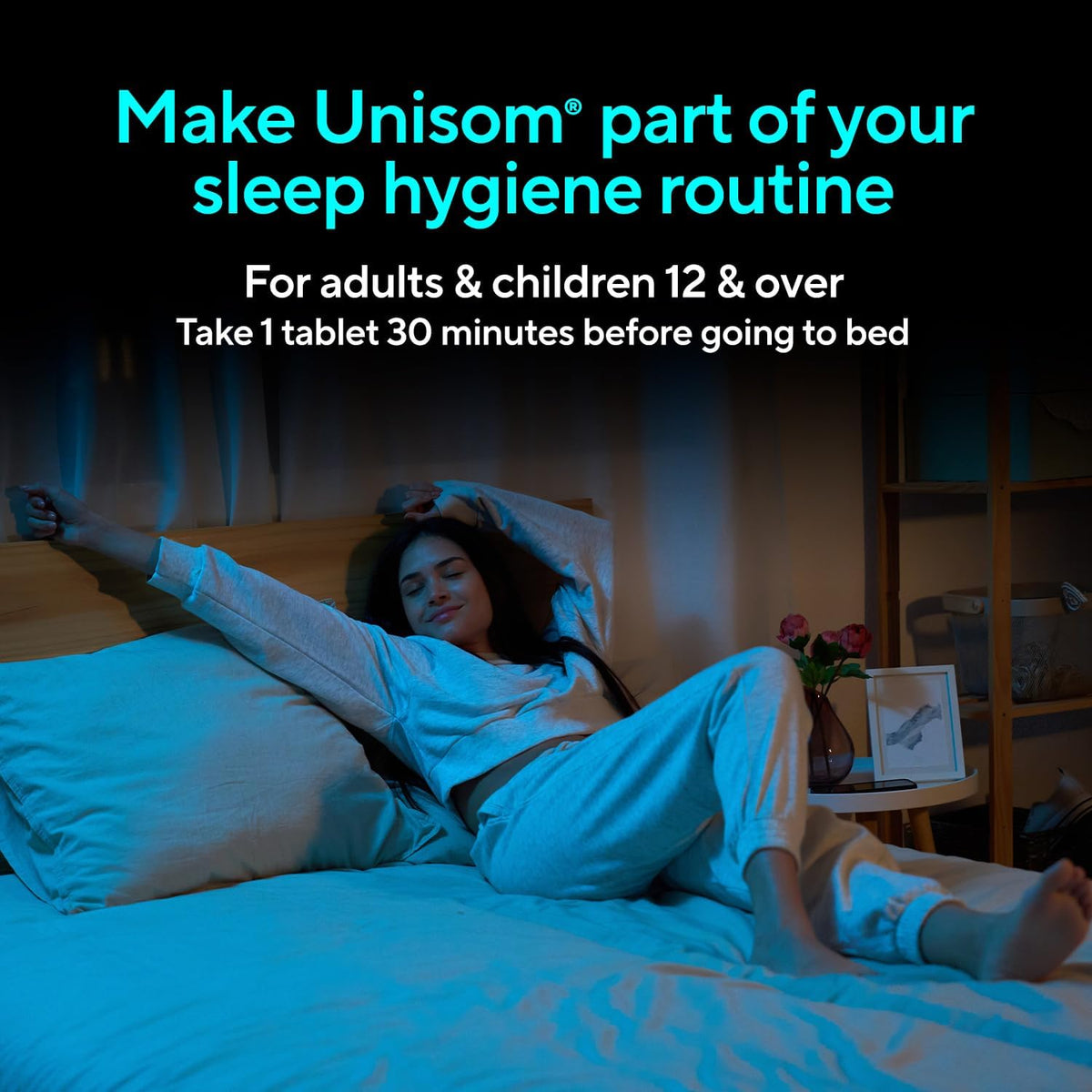 Unisom SleepTabs, Nighttime Sleep-aid, Doxylamine Succinate, 80 Tablets