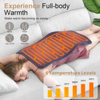 VAAGHANM Heating Pad: 33" x 17" Large Heat Pad for Full Back Coverage