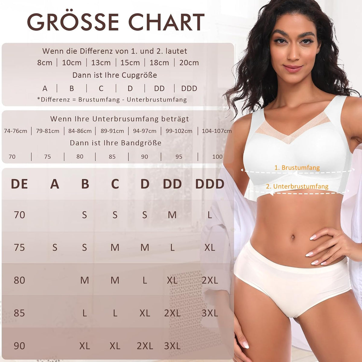 Damen-BH Bras Wire-Free