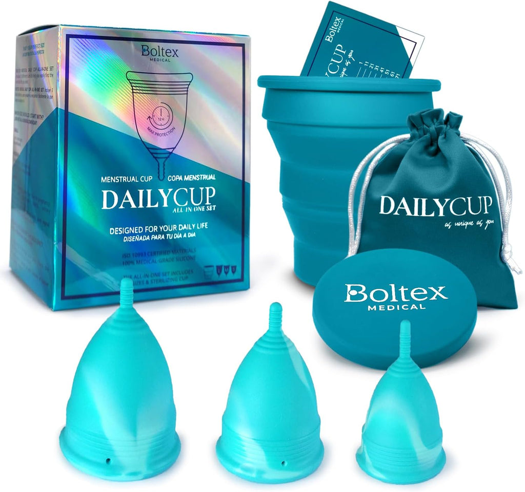 Daily Menstrual Cups and Discs Sterile