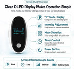 FDA Cleared Pelvic Floor Muscle Trainer for Women with Probe and Pads, Kegel Exerciser for Bladder Control with 10 Programs and Adjustable Intensity, Rechargeable, with Display Screen