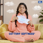 Whisper Choice XL, 6 XL Pads for medium to heavy flow, Gives Up to 100% worry-free protection all day