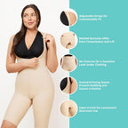MARENA SFBHS2 Women s Girdle with High Back, No Closures, Short-Length - Post-surgical Shapewear Support