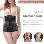 3 in 1 Post Pregnancy Abdominal Belt for Women, C-Section Abdomen Belt & Belly Wrap for After Delivery Recovery – Adjustable Postpartum Belt, Maternity Belt for Waist, Pelvis & Tummy Support (Free Size) (Black)