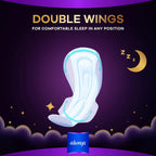 Sanitary Pads With Wings Overnight 20 pieces
