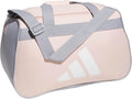 adidas Power Gym Bag – Lightweight Small Duffel, Blush Pink/White/Halo Silver Grey, OSFA