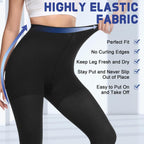 beister Medical Compression Pantyhose for Women & Men, 20-30mmHg Graduated Support Tights, Opaque Footless Waist High Compression Stockings & Leggings for Varicose Veins, Edema, Flight, DVT