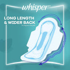 WHISPER Heavy Flow and Overnights Wings 8PK