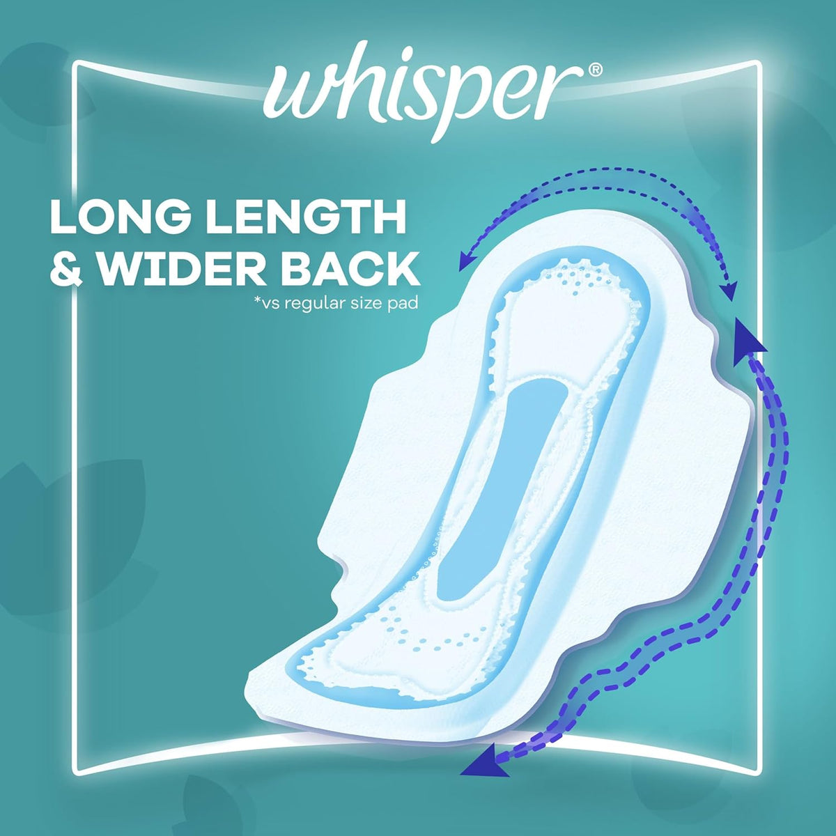 WHISPER Heavy Flow and Overnights Wings 8PK