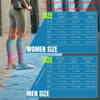 Open Toe Compression Socks for Women & Men | 3pairs,20-30mmHg Toeless Sock Knee High Support Stockings for Circulation Support Nurses Travel