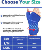 Wrist &Thumb Ice Pack Wrap-Thickened Gel for Long-Lasting Cold Compression | Stays Cold Longer-Hand Ice Pack & Ice Glove for Arthritis,Carpal Tunnel Relief & Tendonitis-Fits left and right