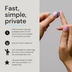 Simple HealthKit At-Home Diabetes Test Kit for Hemoglobin A1c (HbA1c) Levels - A1c Home Test Kit - Free Follow-Up Care & Fast Lab Results