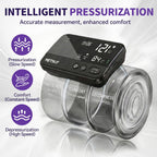 Wireless Blood Pressure Monitor Upper Arm Bluetooth Blood Pressure Machine, Ultralight Portable Rechargeable Blood Pressure Monitor, App Enabled iOS/Android BP Machine Cuff