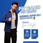 Leeford Ortho Abdominal Support Belt | Abdominal Binder for After Delivery & Post-Surgery Recovery | Back, Waist & Lower Back Pain Relief | Lightweight & Breathable Size - M