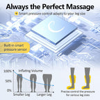 Comfytemp Air Compression Leg Massager for Circulation and Pain Relief FSA | Cordless & Rechargeable, Recovery for Varicose Veins, RLS, Foot and Calf Compression Boots, HSA Eligible (Fit Calf 13"~19")