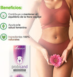 Soria Natural Probicand – With Inulin, Lactobacillus Reuteri, L Crispatus, L Rhamnosus and Lactoferrin – Helps Maintain the Balance of Vaginal Flora and Microbiota – Box of 20 Capsules of 545 mg
