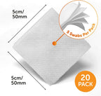 Sterile Gauze Swabs, 5cm x 5cm, Pack of 100